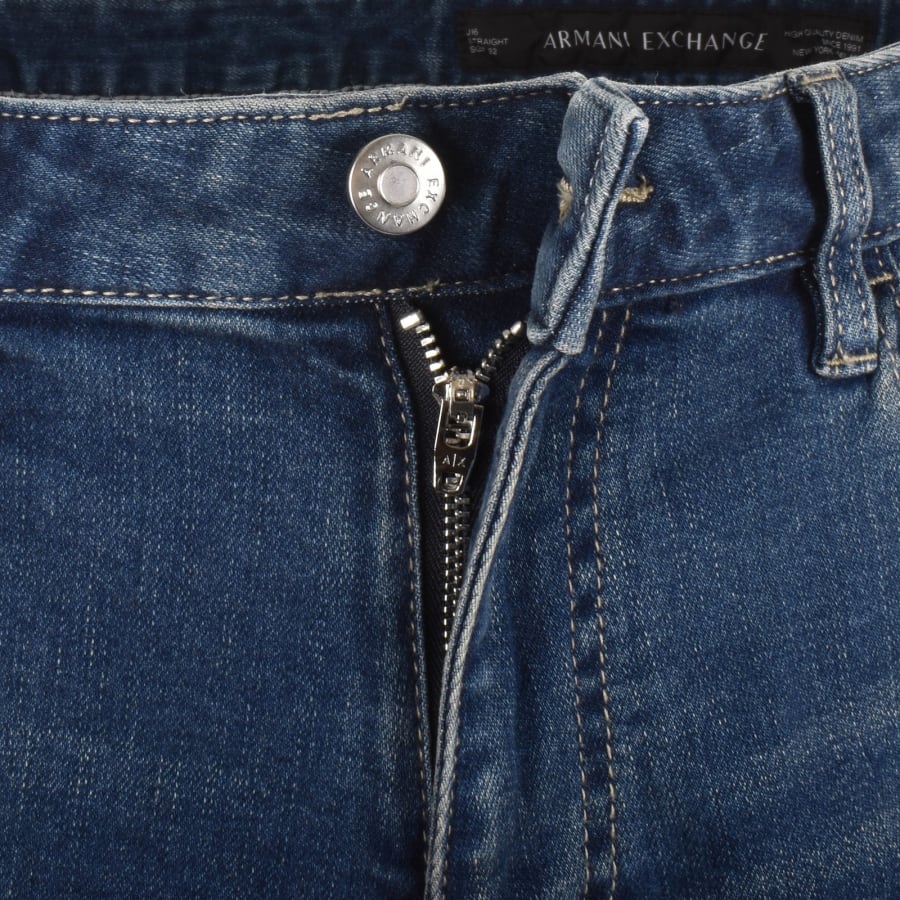 Armani Exchange J16 Straight Fit Jeans Blue